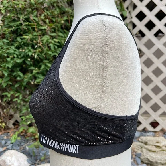 NWOT Victoria Sport “The Player” Lace Overlay Criss-cross Racerback Sports Bra - Picture 7 of 16